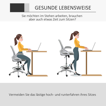 Ergonomická kancelářská židle, síťované opěradlo, nastavitelná výška, černá