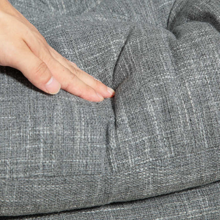 Ergonomická kancelářská židle, výškově nastavitelná, šedý len