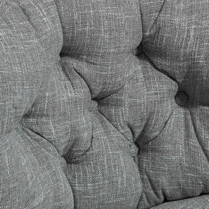 Ergonomická kancelářská židle, výškově nastavitelná, šedý len