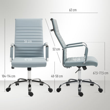 Ergonomická kancelářská židle, nastavitelná výška, umělá kůže