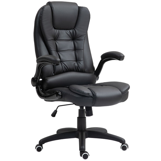 Ergonomická kancelářská židle, polohovací a otočná, černá