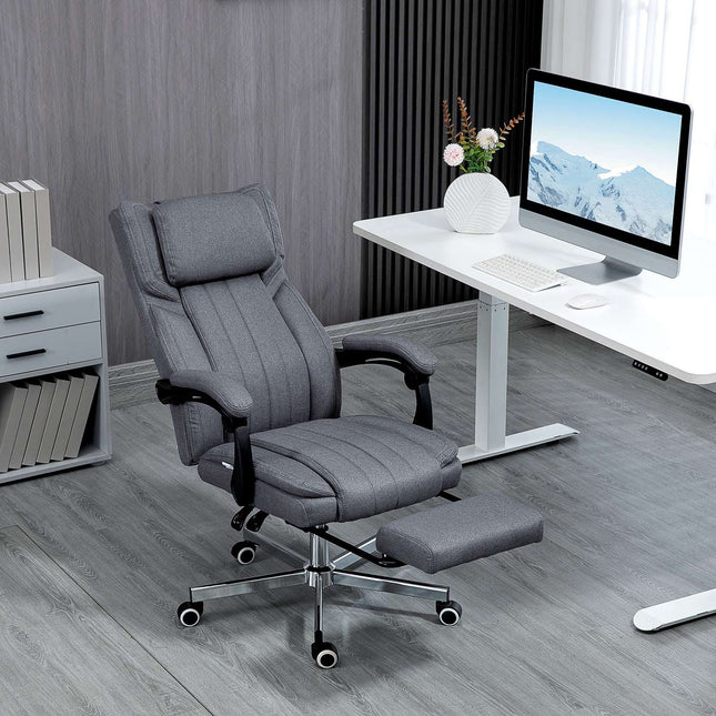 Ergonomická kancelářská židle, polohovací, masáž, šedá