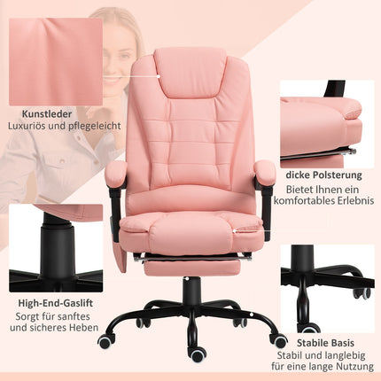 Ergonomická kancelářská židle, masáž a odpočinek, nosnost 120 kg
