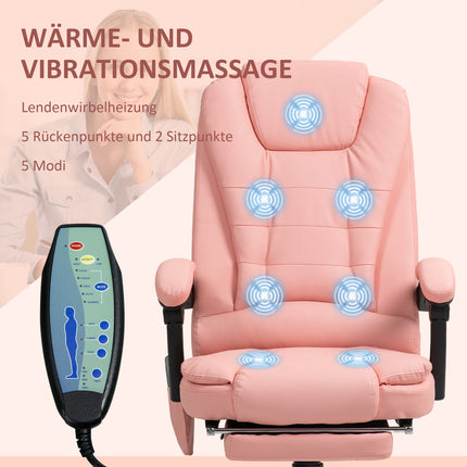 Ergonomická kancelářská židle, masáž a odpočinek, nosnost 120 kg