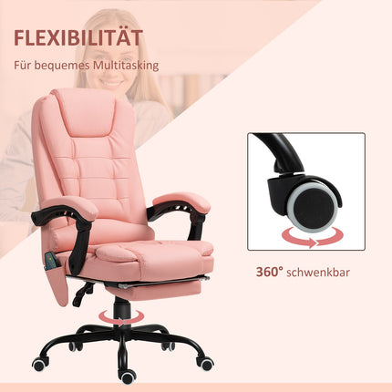 Ergonomická kancelářská židle, masáž a odpočinek, nosnost 120 kg