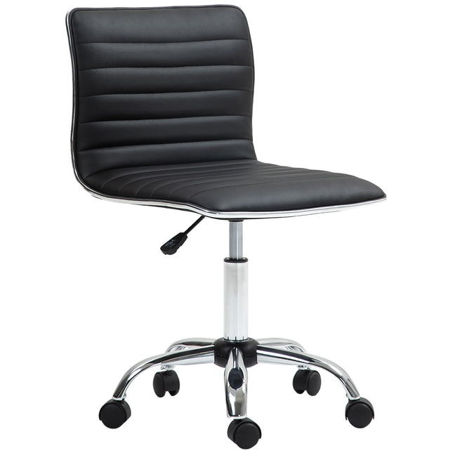 Ergonomická kancelářská židle, nastavitelná otočná, černá, nosnost 120 kg