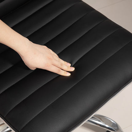Ergonomická kancelářská židle, nastavitelná otočná, černá, nosnost 120 kg