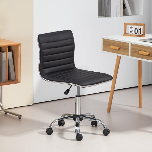Ergonomická kancelářská židle, nastavitelná otočná, černá, nosnost 120 kg