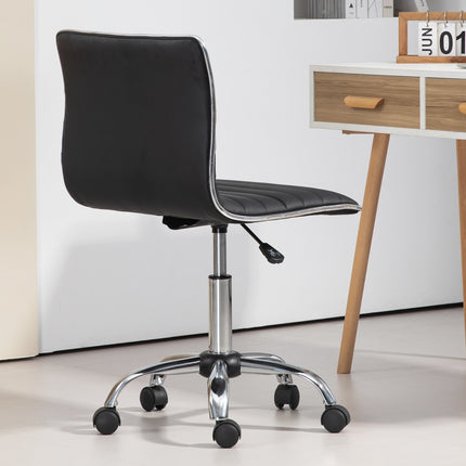 Ergonomická kancelářská židle, nastavitelná otočná, černá, nosnost 120 kg