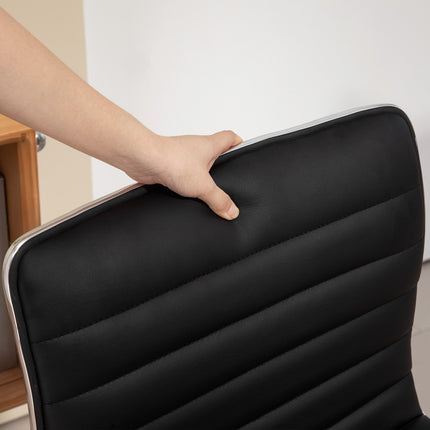 Ergonomická kancelářská židle, nastavitelná otočná, černá, nosnost 120 kg