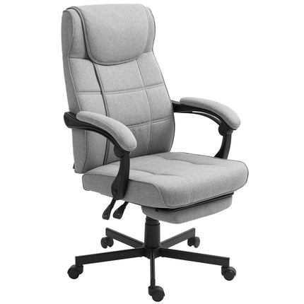 Ergonomická kancelářská židle s masáží, polohováním a podnožkou