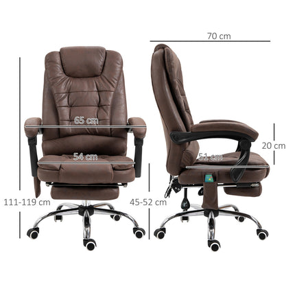 Ergonomická kancelářská židle s masáží, naklápěním a vyhříváním