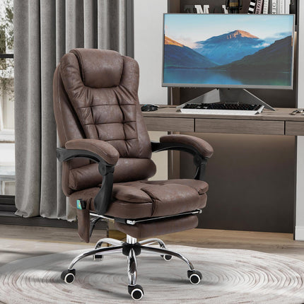 Ergonomická kancelářská židle s masáží, naklápěním a vyhříváním