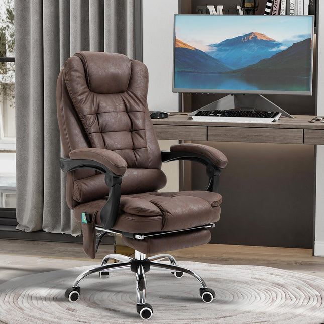 Ergonomická kancelářská židle s masáží, naklápěním a vyhříváním