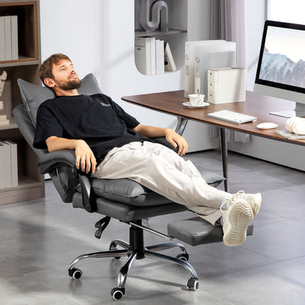 Ergonomická kancelářská židle, skládací a výškově nastavitelná, tmavě šedá