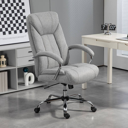Ergonomická otočná kancelářská židle, polstrované područky, nastavitelná