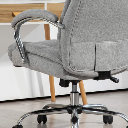 Ergonomická otočná kancelářská židle, polstrované područky, nastavitelná