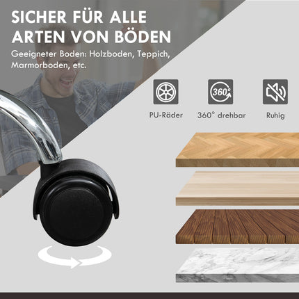 Ergonomická kancelářská židle s vibrační masáží a vyhříváním