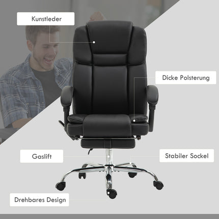 Ergonomická kancelářská židle s vibrační masáží a vyhříváním