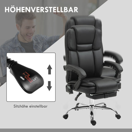 Ergonomická kancelářská židle s vibrační masáží a vyhříváním