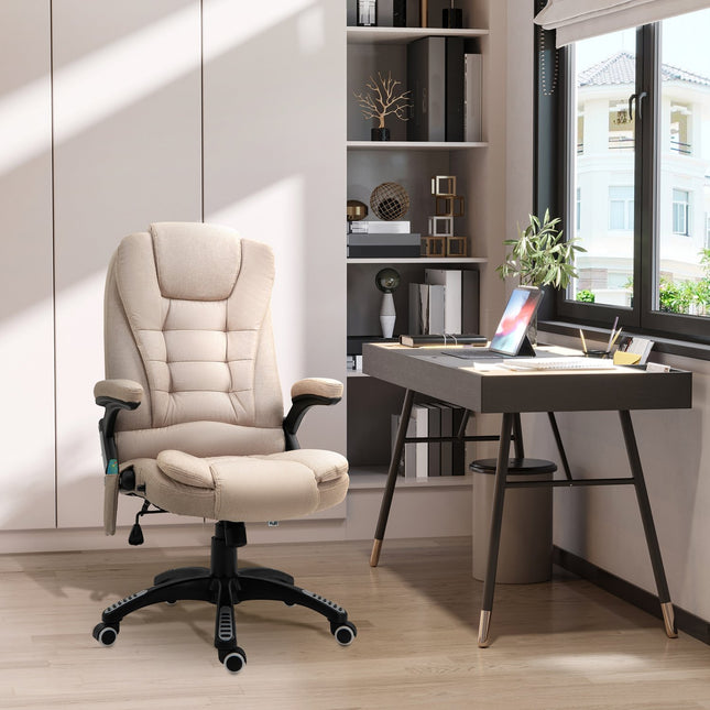 Ergonomická kancelářská židle s masáží, vyhříváním a odpočinkovou polohou
