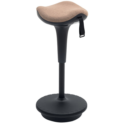 Ergonomická otočná kancelářská stolička, nastavitelná 68.5-83.5 cm, hnědá