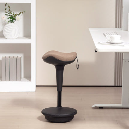 Ergonomická otočná kancelářská stolička, nastavitelná 68.5-83.5 cm, hnědá