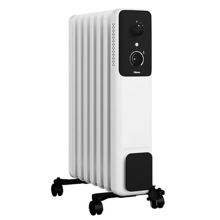 Olejový radiátor, 1500 W, nastavitelný termostat