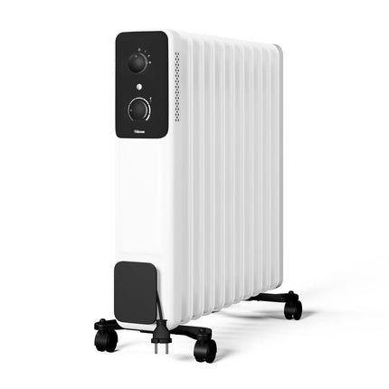 Olejový radiátor, 2500 W, nastavitelný termostat