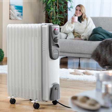 Olejový radiátor Oileven InnovaGoods 2500 W (11 komor)
