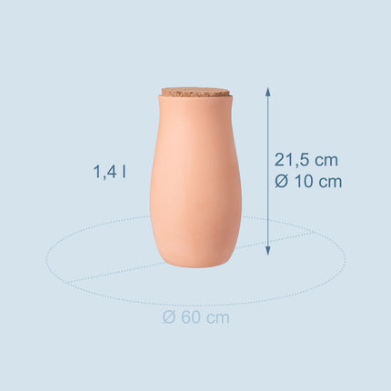 Zavlažovací sada olla, keramické 1,4 L, 2 ks