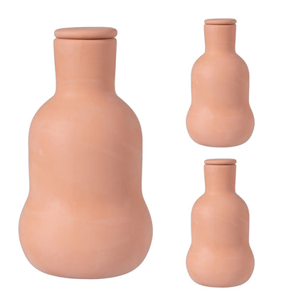 Zavlažovací sada olla, keramický zásobník vody 500 ml, 3 ks