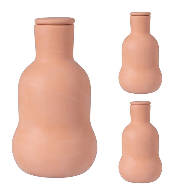 Zavlažovací sada olla, keramický zásobník vody 500 ml, 3 ks