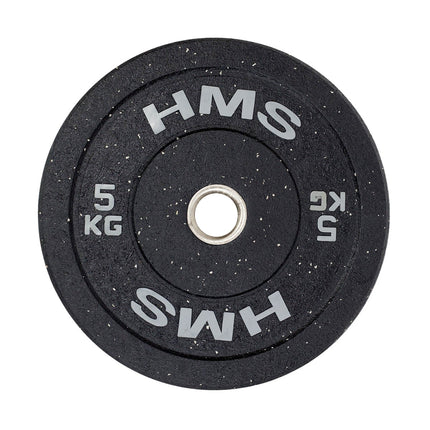 Olympijský gumový kotouč, 5 kg, šedá