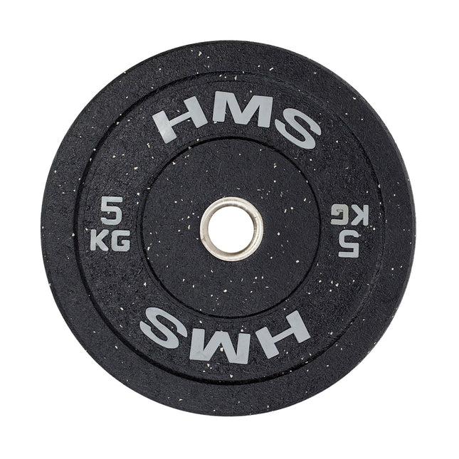 Olympijský gumový kotouč, 5 kg, šedá
