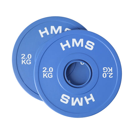 Olympijské gumové kotouče, pár, 2 x 2,0 kg