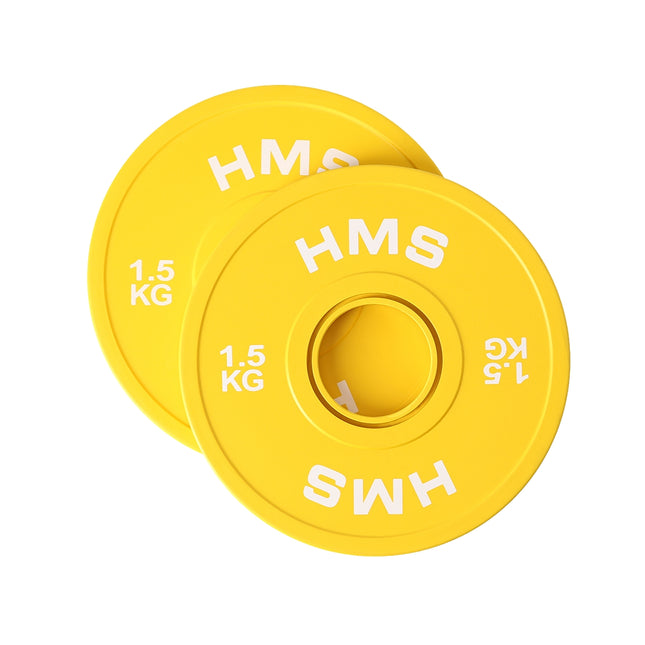 Olympijské gumové kotouče, 2 x 1,5 kg, vzpírání