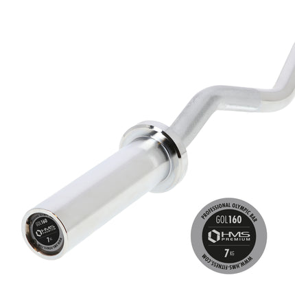 Olympijská bicepsová osa 120 cm, nakládací průměr 50 mm