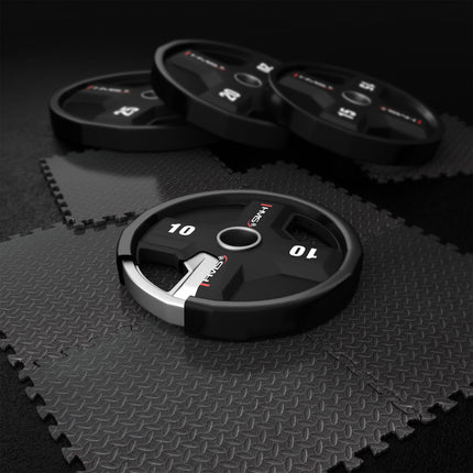 Olympijský polyuretanový kotouč, 10 kg