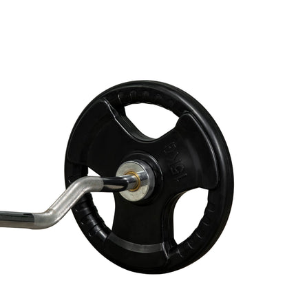 Olympijské kotouče Tri-Grip, sada 2x15 kg, pogumované