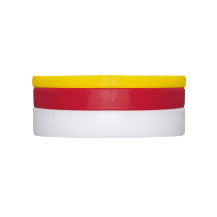 Olympijské kotouče, 2 x 5,0 kg, bílý PE