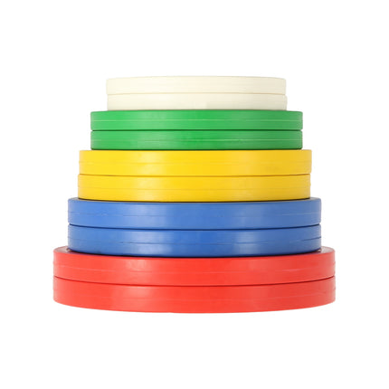 Olympijské kotouče, sada 0,5–2,5 kg, 5 párů
