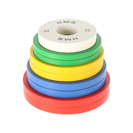 Olympijské kotouče, sada 0,5–2,5 kg, 5 párů