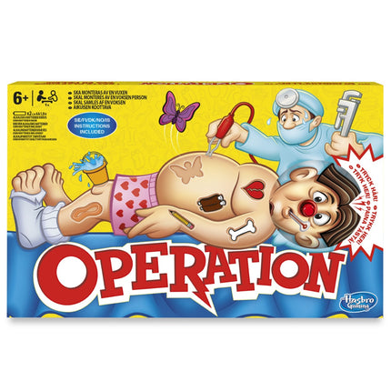 Desková hra Operation (ve finštině)