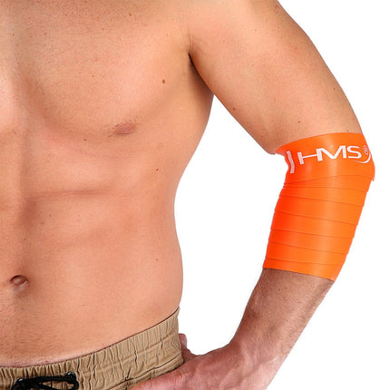 Posilovací odporová guma oranžová – guma, floss styl
