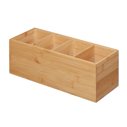 Bambusový organizér, 4 přihrádky