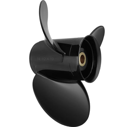Outboard Propeller 3-Blade 14.5 x 19 Aluminum, RH 19-Spline