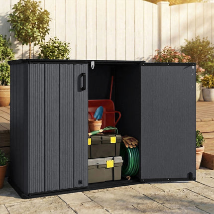 Venkovní úložný box 23.5 Cu.ft černý, uzamykatelný a vodotěsný