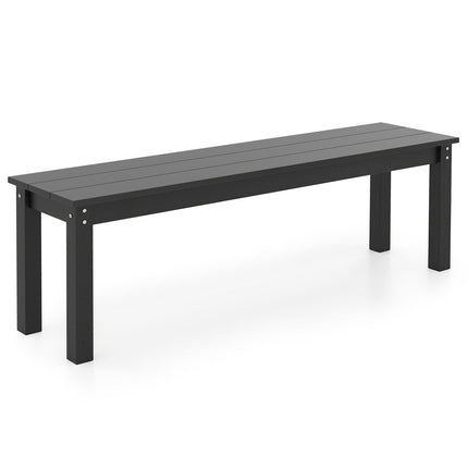 Venkovní 3místná lavice, odolné HDPE, 140 cm