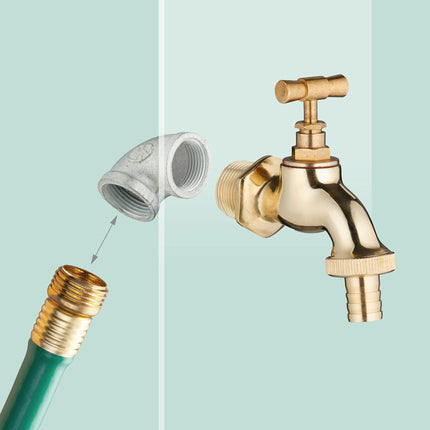 Venkovní sloupová vodní fontána z litého hliníku, zelená
